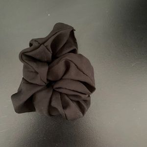 brown scrunchie